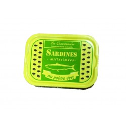 Sardines au poivre vert 115g