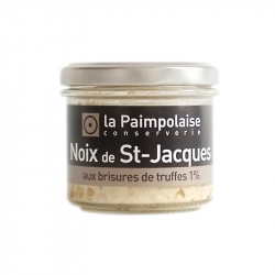 Noix de Saint-Jacques aux brisures de truffes 1%