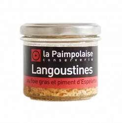 Langoustines au foie gras et piment dEspelette